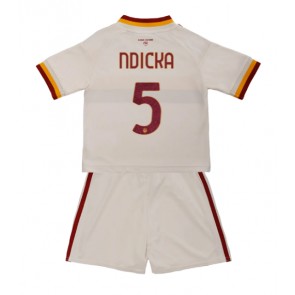 AS Roma Evan Ndicka #5 Bortaställ Barn 2026-27 Kortärmad (+ Korta byxor)